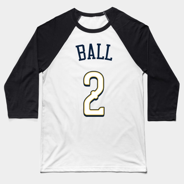 Lonzo Ball Baseball T-Shirt by telutiga